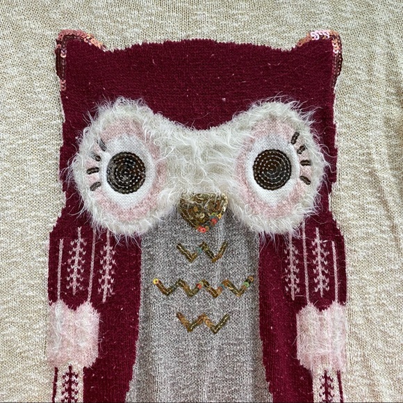 Justice Owl Kinit Sweater - Picture 2 of 5